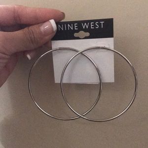 Nine West hoop earrings!